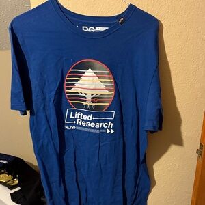 Lrg Blue Short Sleeve Tee with Graphic